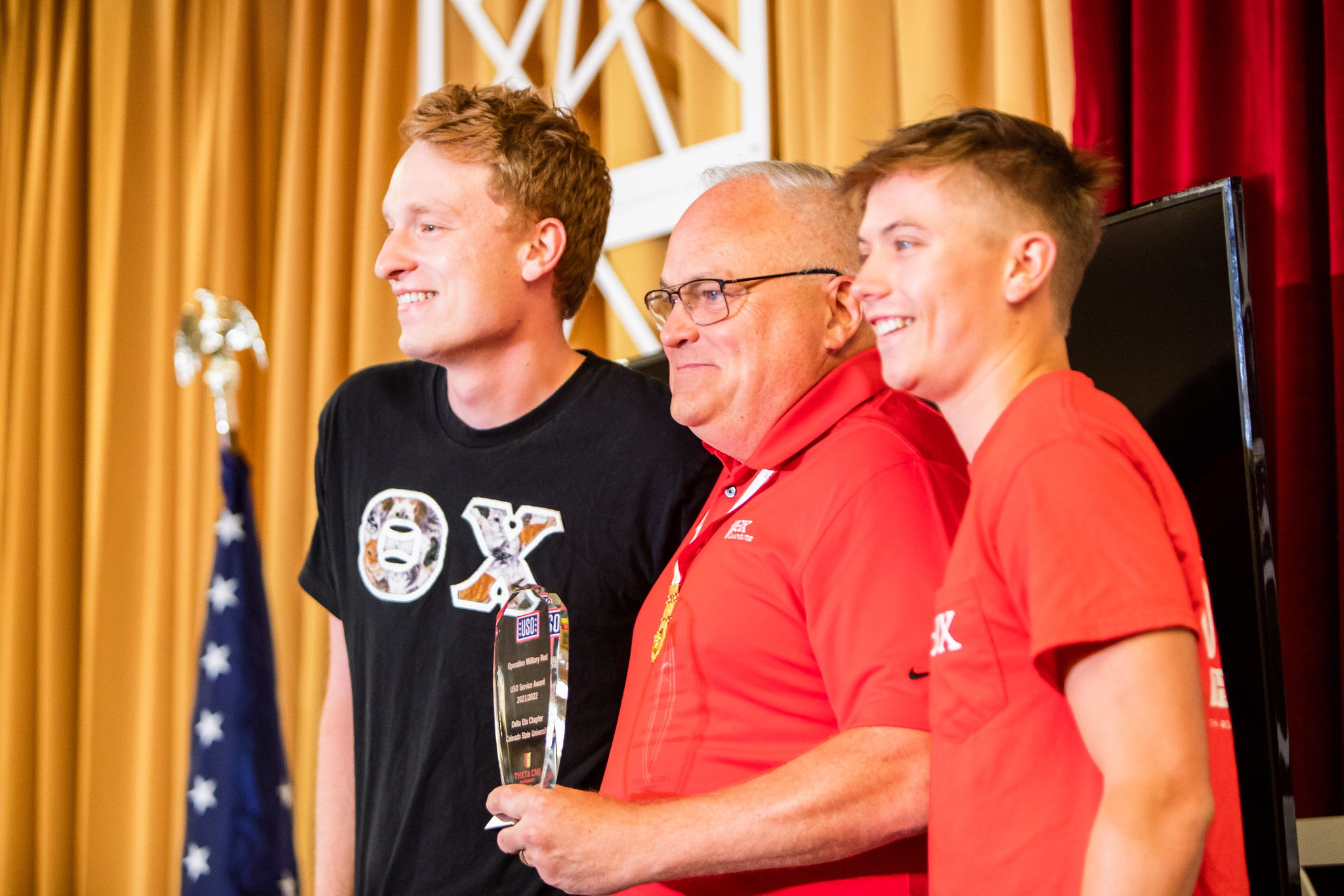 Delta Eta/Colorado State recipient of the USO Service Award