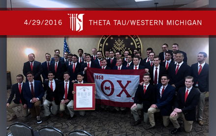 Image for Theta Tau Chapter Reinstalls at Western Michigan University